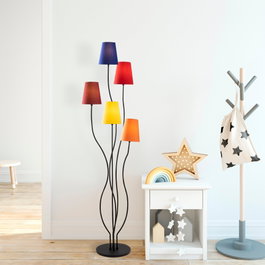 Opviq Lámpara de pie Bonibon - 13232 Multicolor
